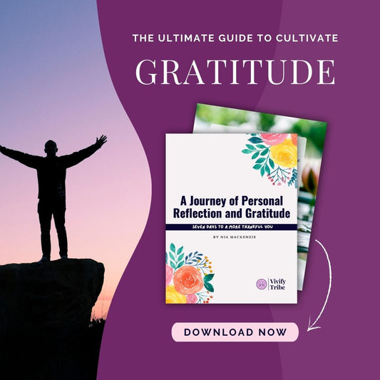 Vivify Tribe Gratitude Workbook Announcement - 7 Days to a More Thankful You